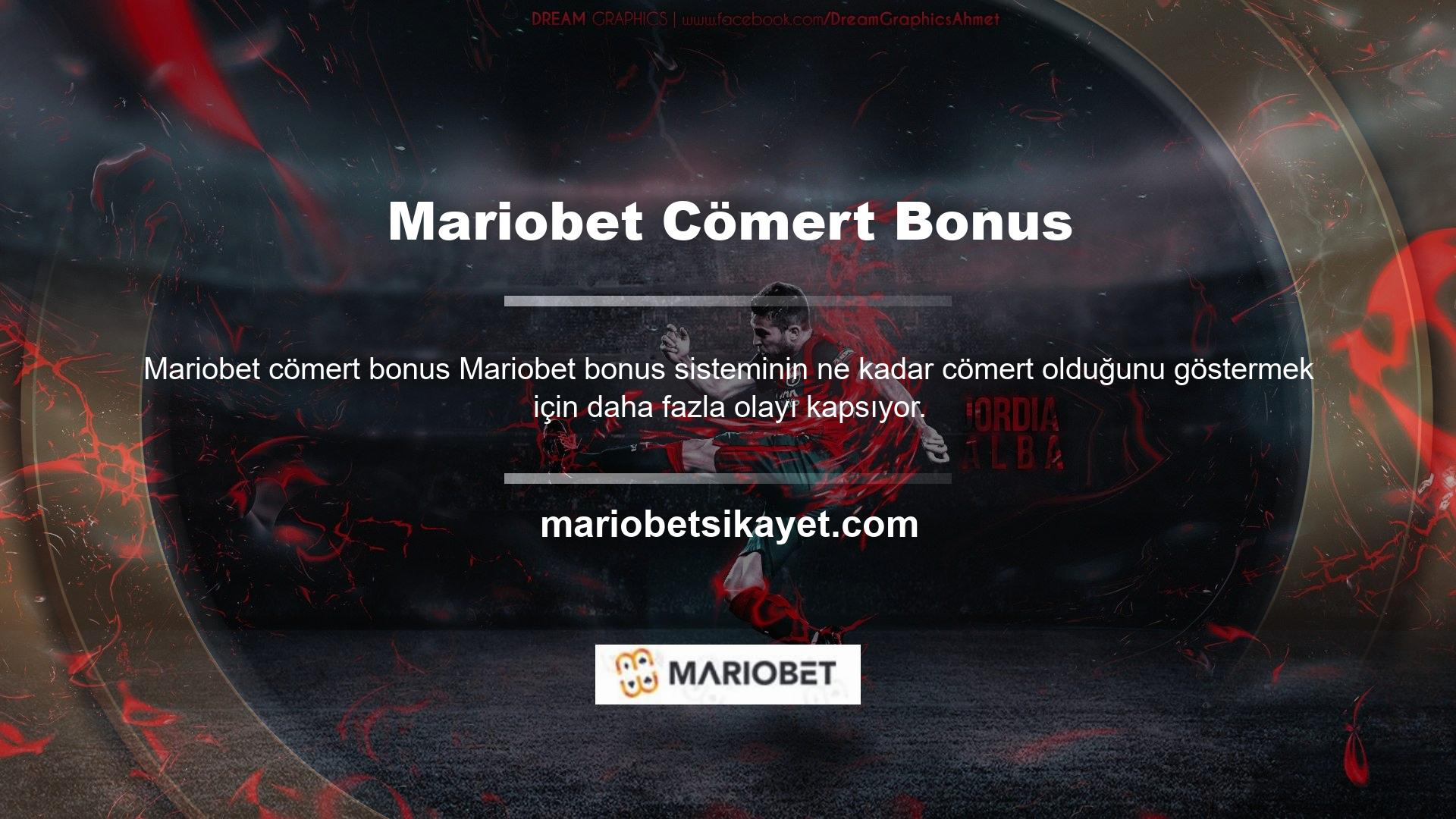 İlk etkinlik yeni bir üye bonusu olarak sunuldu